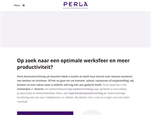 Tablet Screenshot of perlakantoor.nl